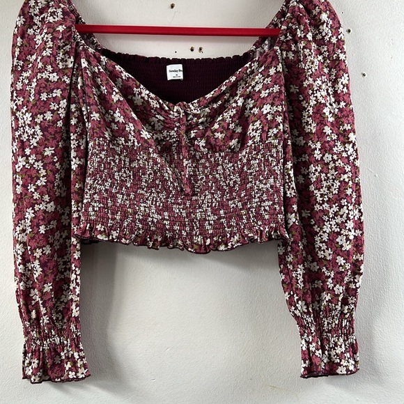 Sunday Best Floral Smocked Off-Shoulder Top - Picture 2 of 8